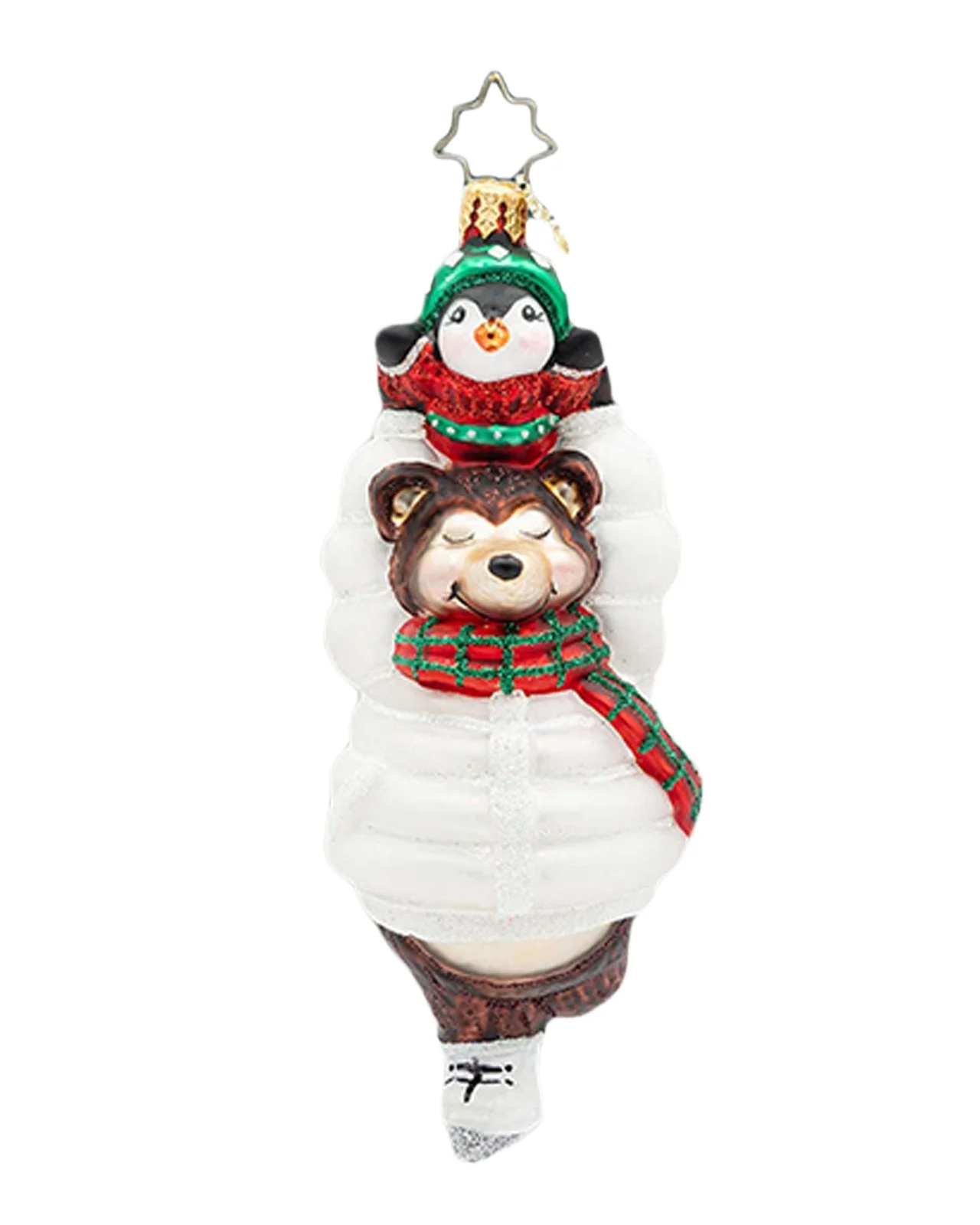 Christopher Radko Bearly Skating Christmas Ornament