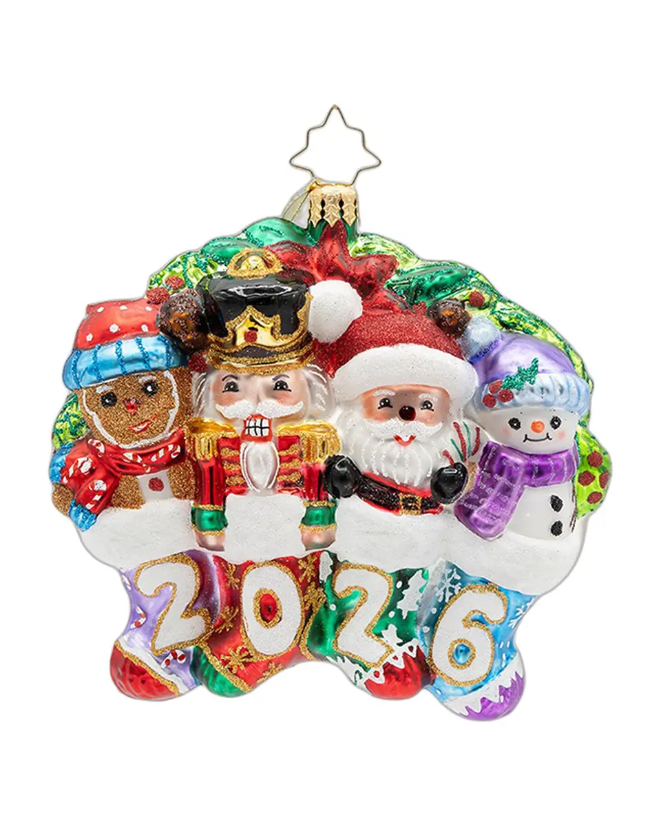 Christopher Radko 2026 Together for the Holidays Christmas Ornament | Thumbnail 3 Christopher Radko 2026 Together for the Holidays Christmas Ornament | Thumbnail 3
