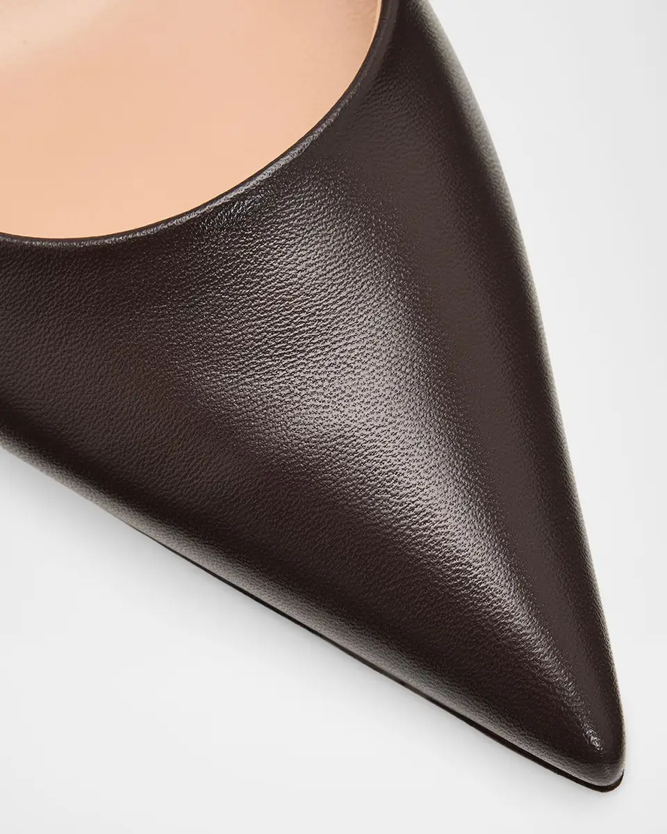 Gianvito Rossi 85mm Nappa Leather Ankle-Strap Pumps | Thumbnail 5