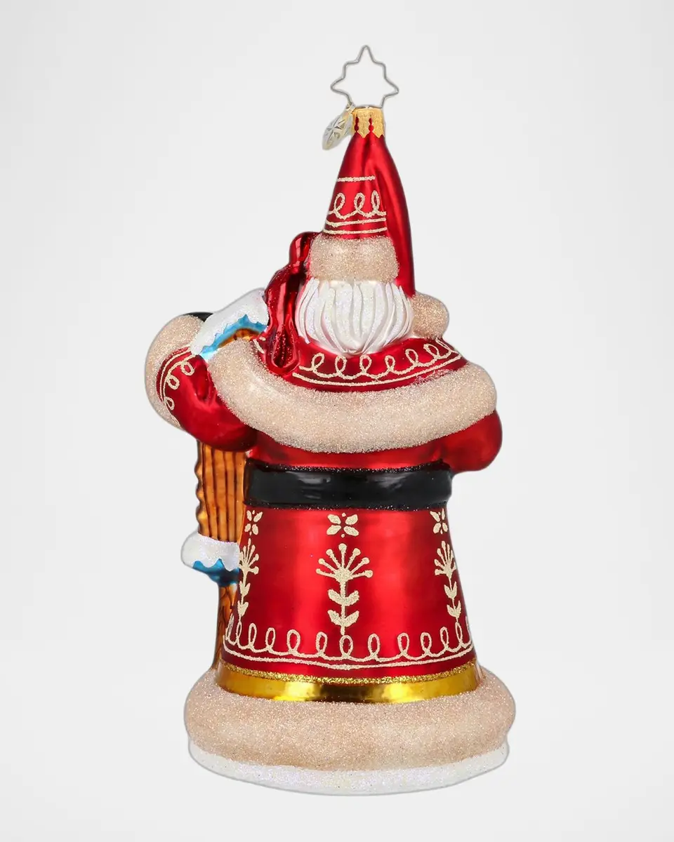 Christopher Radko 2026 Country Cardinal Santa Christmas Ornament | Thumbnail 2