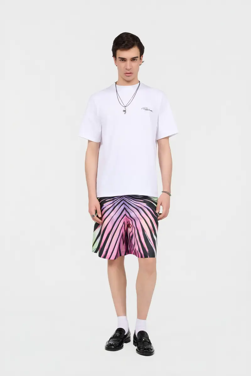 Roberto Cavalli White T-Shirt | Thumbnail 6 Roberto Cavalli White T-Shirt | Thumbnail 6