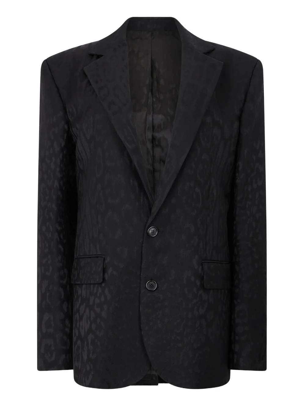 Black Jacquard Tailored Jacket Black Jacquard Tailored Jacket
