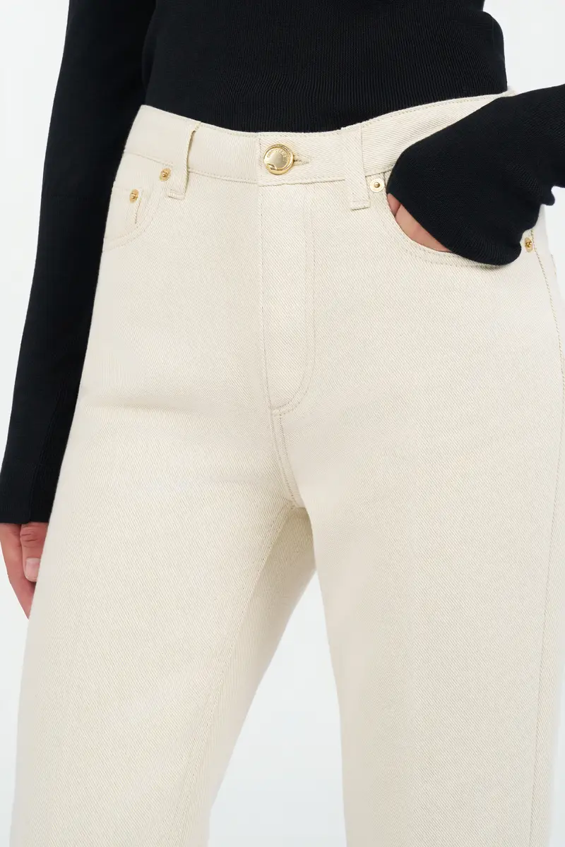 Roberto Cavalli Flared Jeans With Gold Details | Thumbnail 5 Roberto Cavalli Flared Jeans With Gold Details | Thumbnail 5
