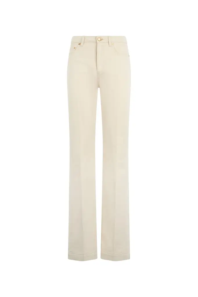 Roberto Cavalli Flared Jeans With Gold Details | Image 1 Roberto Cavalli Flared Jeans With Gold Details | Image 1