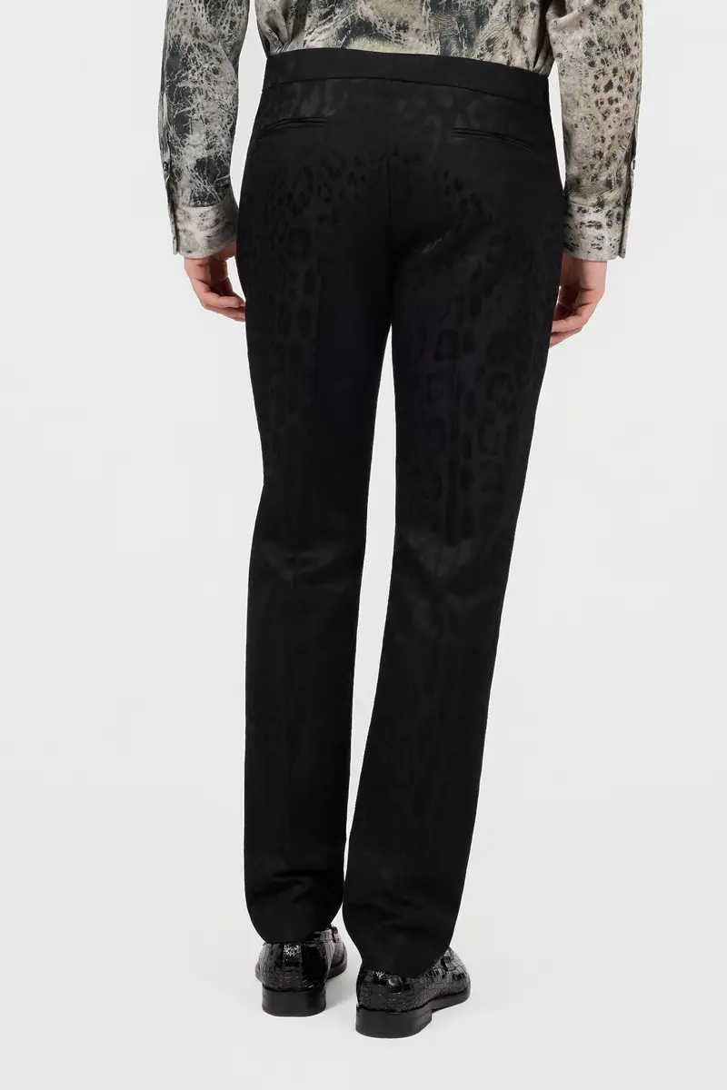 Roberto Cavalli Black Jersey Trousers | Thumbnail 3