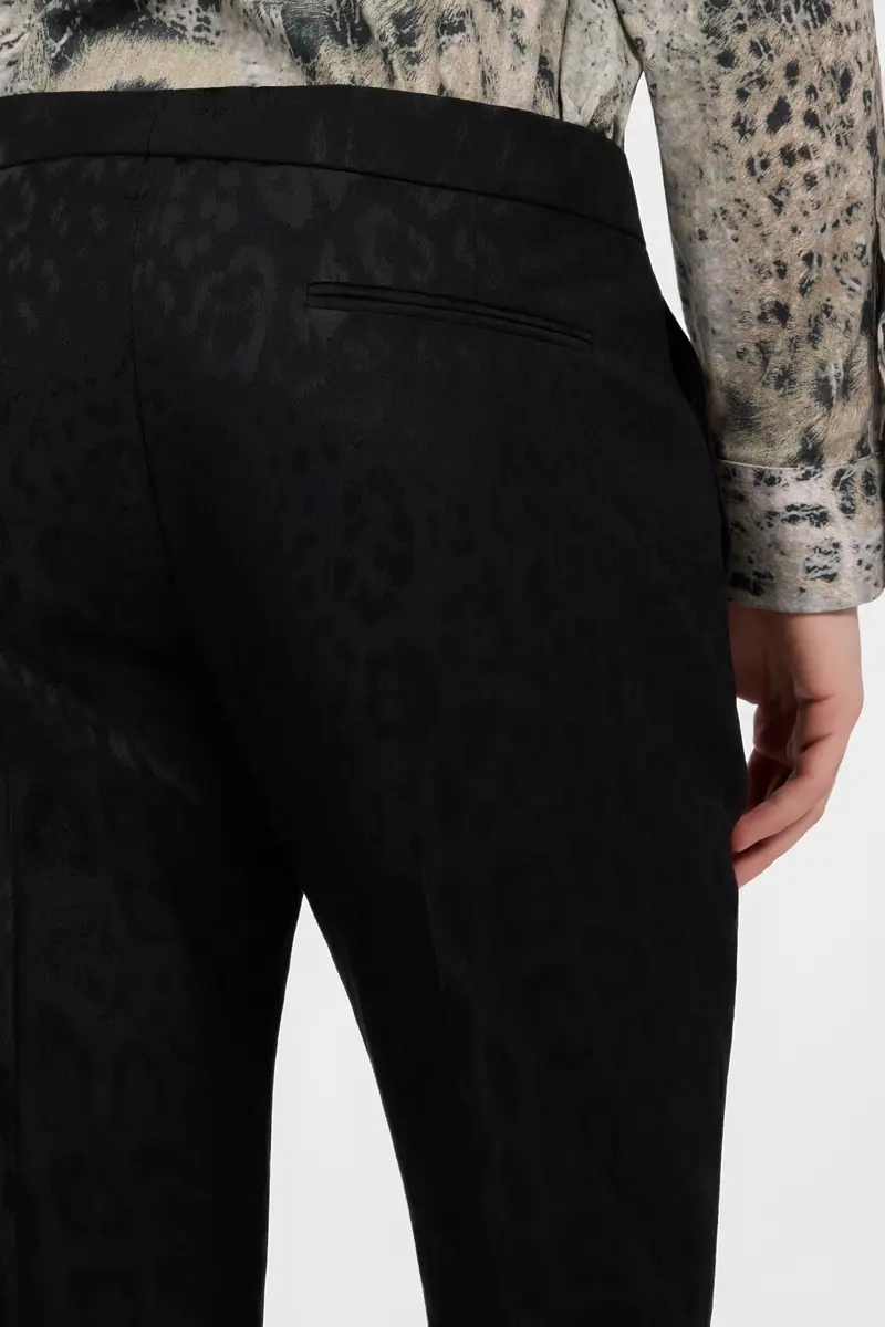 Roberto Cavalli Black Jersey Trousers | Thumbnail 5