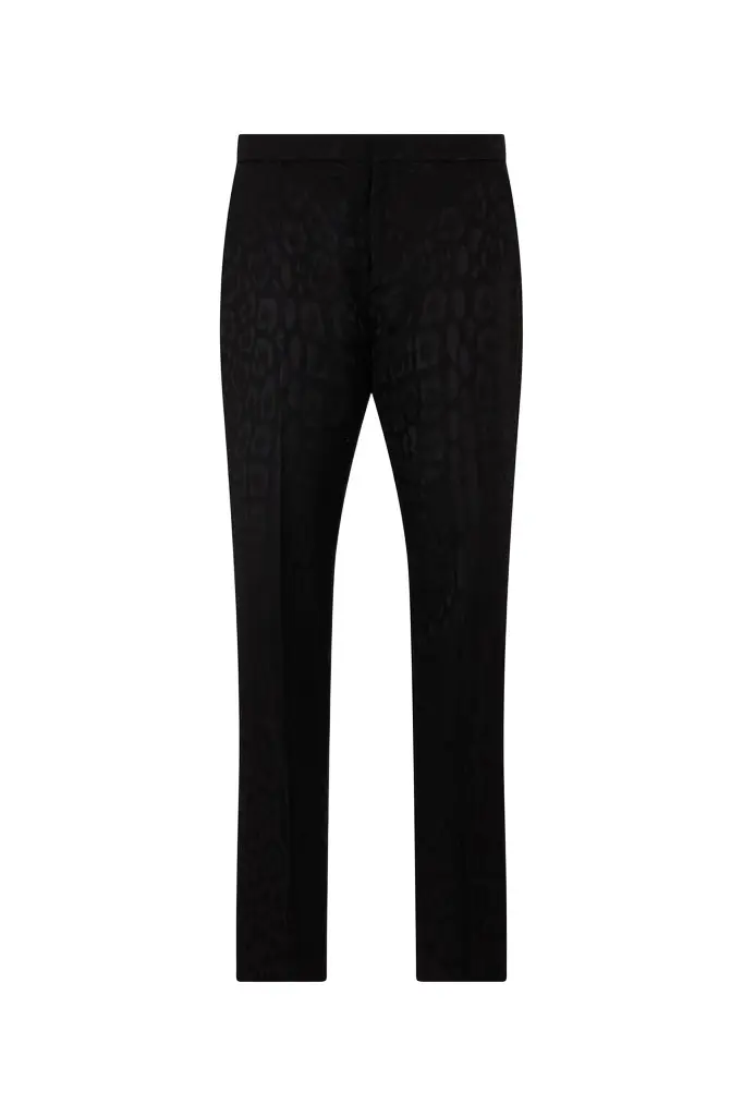 Roberto Cavalli Black Jersey Trousers | Image 1 Roberto Cavalli Black Jersey Trousers | Image 1