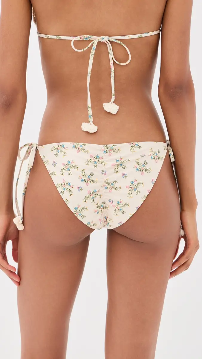 Agua Bendita Fawna Handmade Crochet Tie-Side Bikini Bottoms | Thumbnail 3 Agua Bendita Fawna Handmade Crochet Tie-Side Bikini Bottoms | Thumbnail 3
