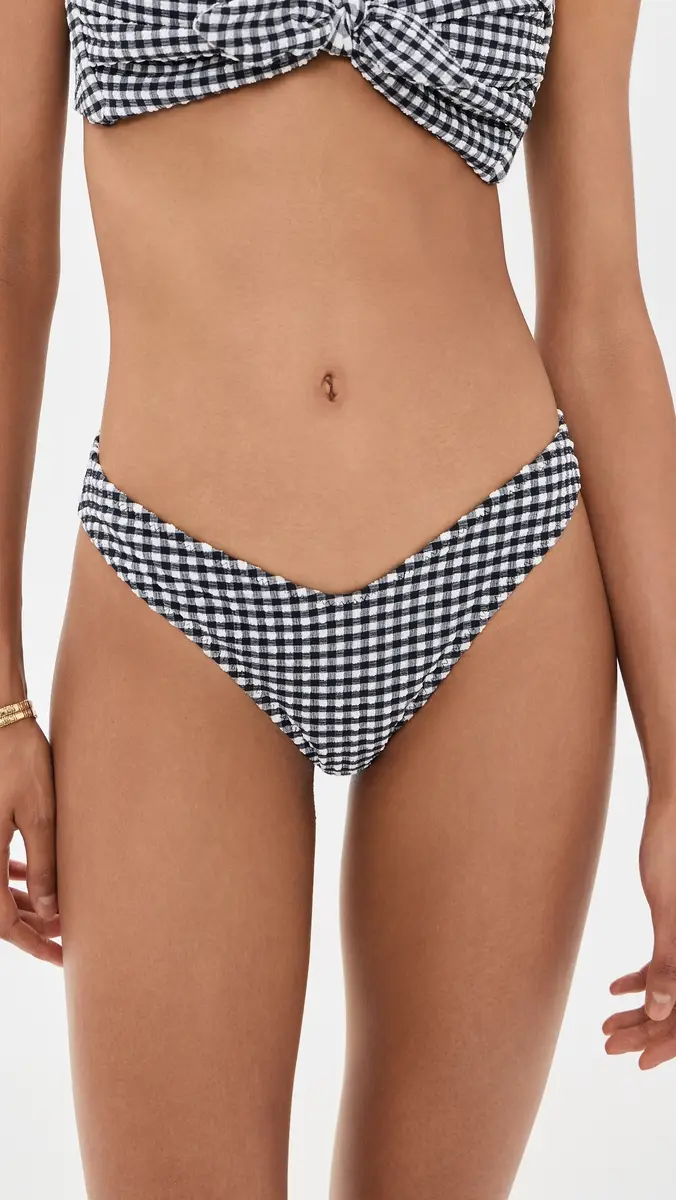 Montce Gingham Lulu Bikini Bottoms | Thumbnail 2