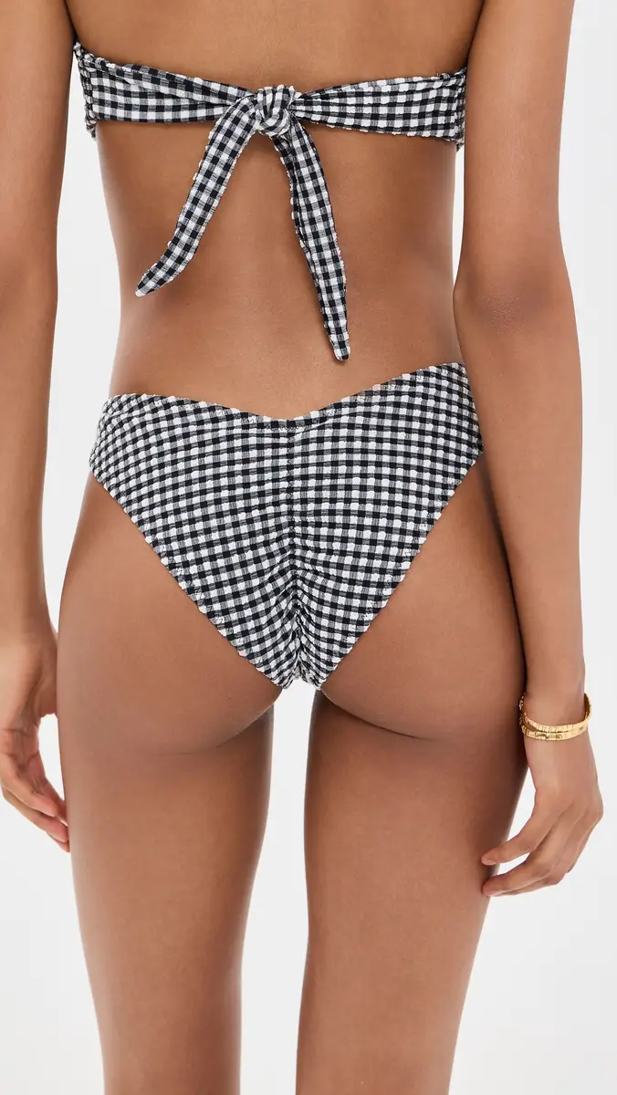 Montce Gingham Lulu Bikini Bottoms | Thumbnail 3