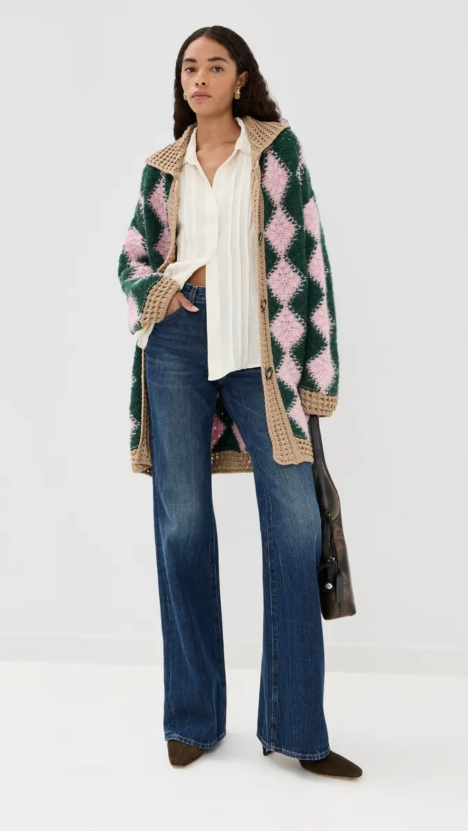 La DoubleJ Crochet Bowling Cardigan | Thumbnail 5 La DoubleJ Crochet Bowling Cardigan | Thumbnail 5