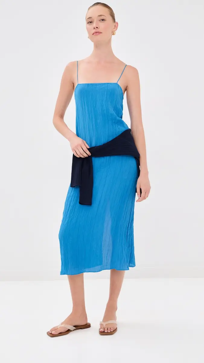 Tibi The Crinkle Slip Dress | Thumbnail 2 Tibi The Crinkle Slip Dress | Thumbnail 2