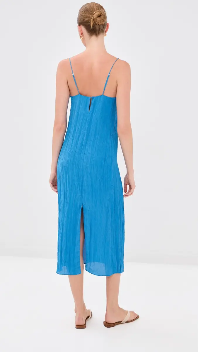 Tibi The Crinkle Slip Dress | Thumbnail 3 Tibi The Crinkle Slip Dress | Thumbnail 3