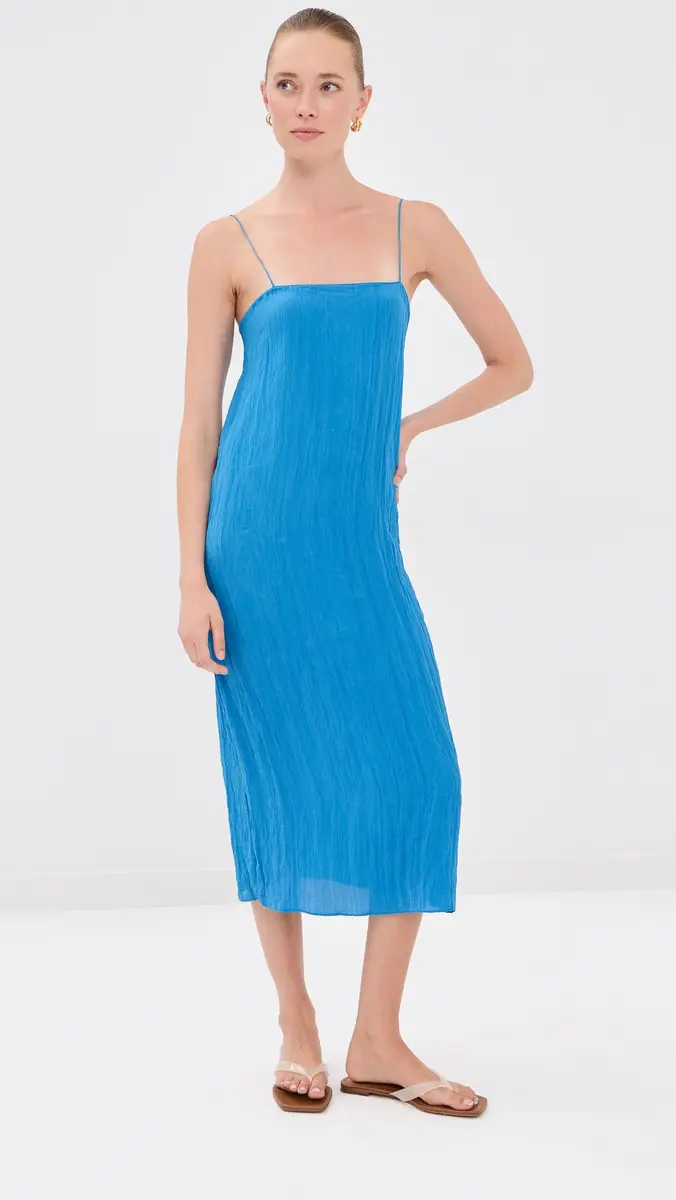 Tibi The Crinkle Slip Dress | Thumbnail 5 Tibi The Crinkle Slip Dress | Thumbnail 5