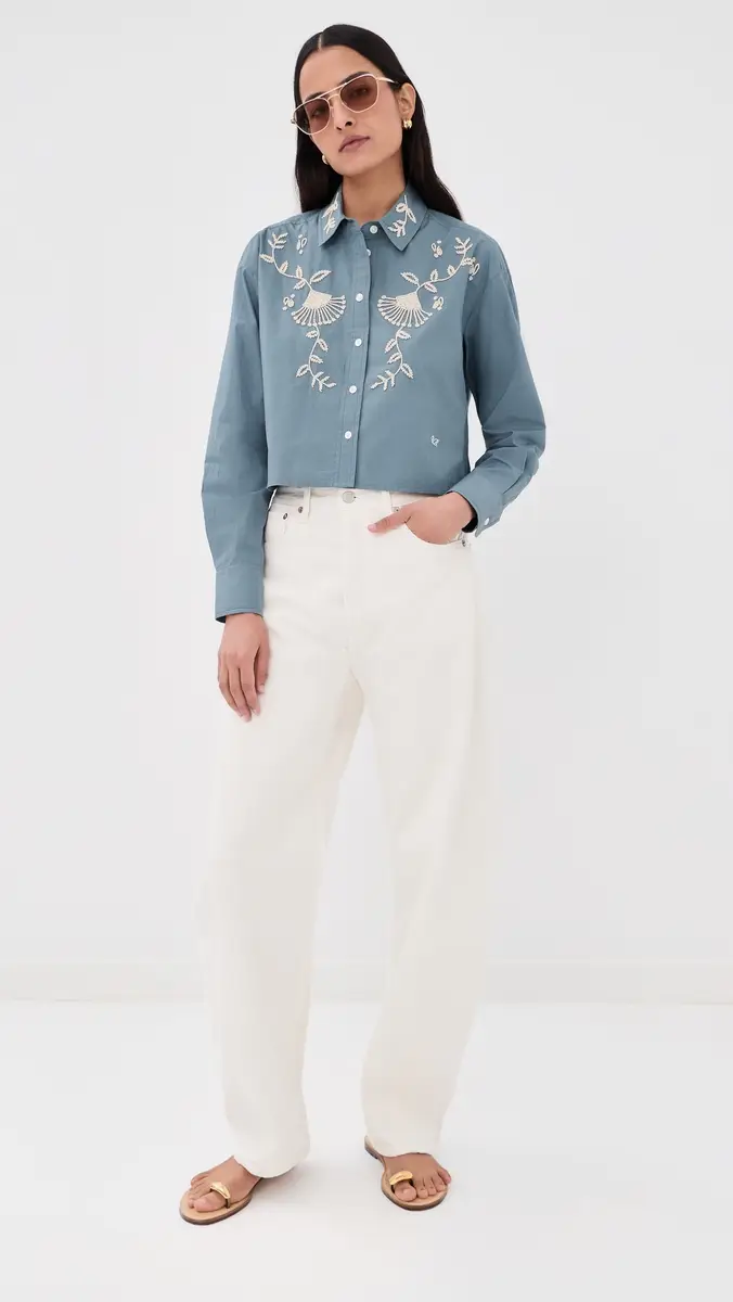 Veronica Beard Aderes Shirt | Thumbnail 5