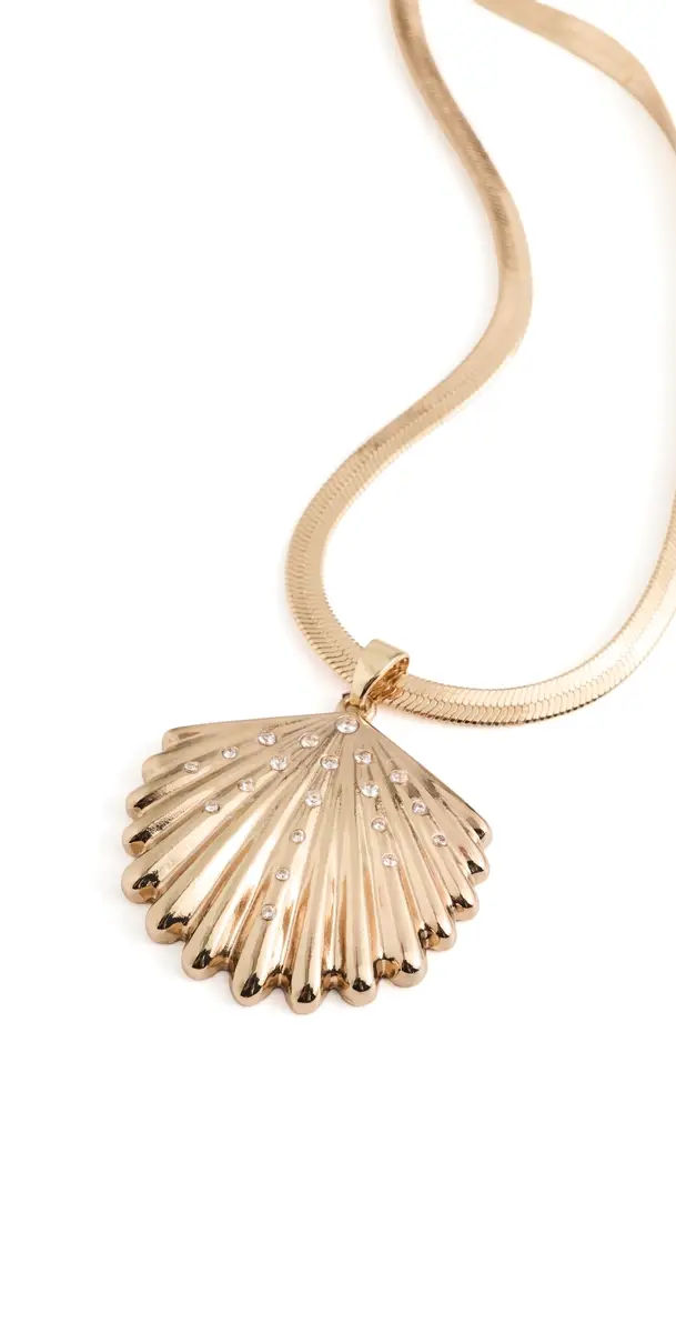 Ettika Herringbone Shell Necklace | Image 1 Ettika Herringbone Shell Necklace | Image 1