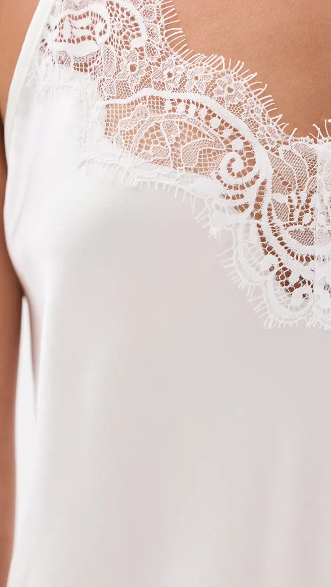 Petite Plume Mulberry Silk White Lace Cami Short Set | Thumbnail 6 Petite Plume Mulberry Silk White Lace Cami Short Set | Thumbnail 6