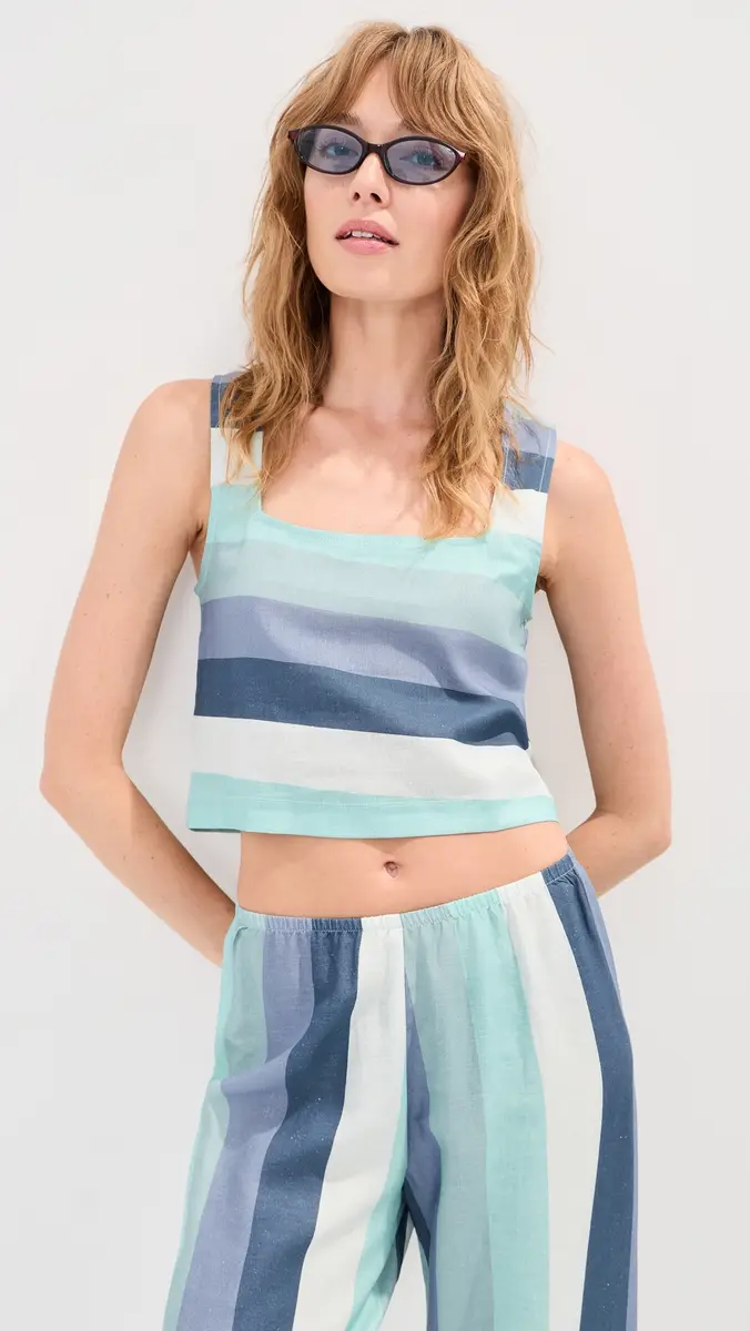 LE BOP Ombre Darcy Cropped Top | Thumbnail 2 LE BOP Ombre Darcy Cropped Top | Thumbnail 2