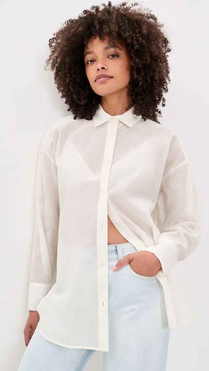 By Malene Birger Derris Soft Organza Blouse | Thumbnail 2 By Malene Birger Derris Soft Organza Blouse | Thumbnail 2