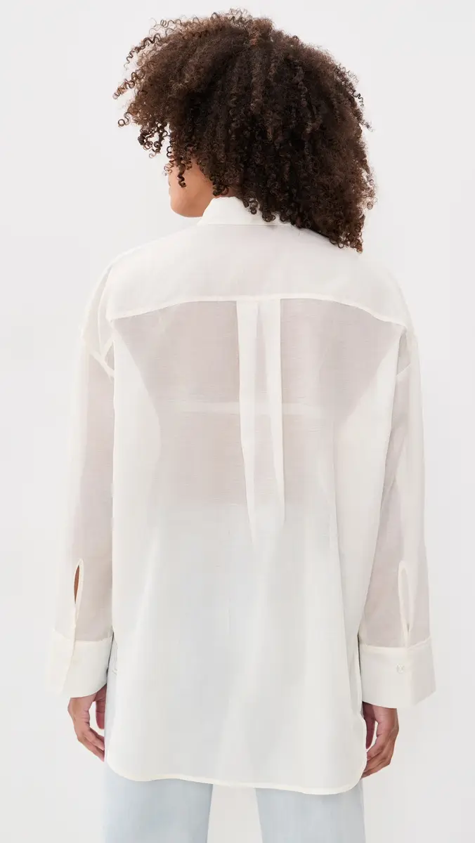 By Malene Birger Derris Soft Organza Blouse | Thumbnail 3 By Malene Birger Derris Soft Organza Blouse | Thumbnail 3