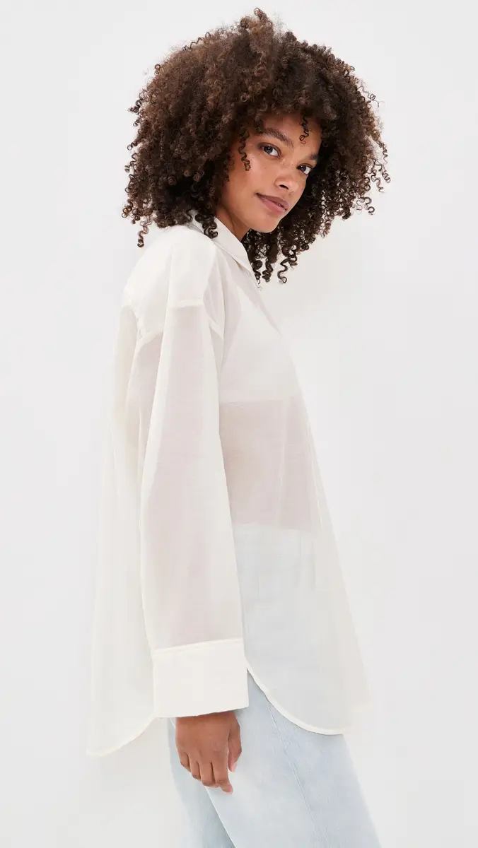 By Malene Birger Derris Soft Organza Blouse | Thumbnail 4 By Malene Birger Derris Soft Organza Blouse | Thumbnail 4