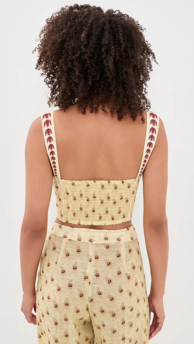 Agua Bendita Nader Lupe Plume Crop Top | Thumbnail 3