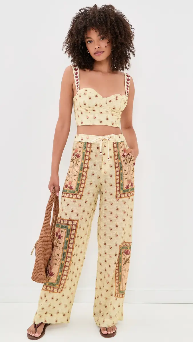 Agua Bendita Nader Lupe Plume Crop Top | Thumbnail 5