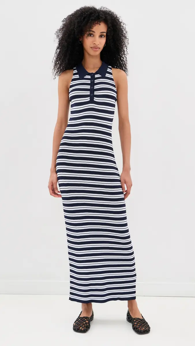Rowing Blazers Halter Polo Maxi Dress | Thumbnail 2 Rowing Blazers Halter Polo Maxi Dress | Thumbnail 2