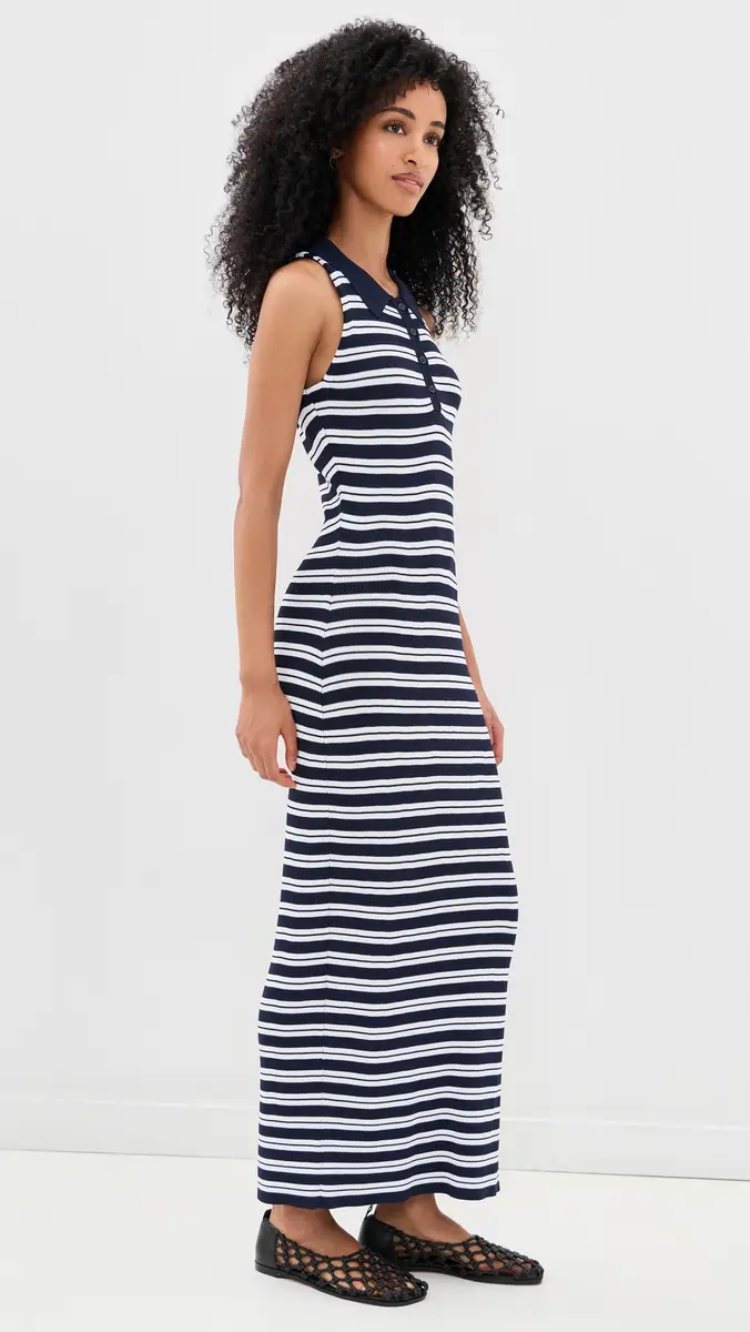 Rowing Blazers Halter Polo Maxi Dress | Thumbnail 4 Rowing Blazers Halter Polo Maxi Dress | Thumbnail 4