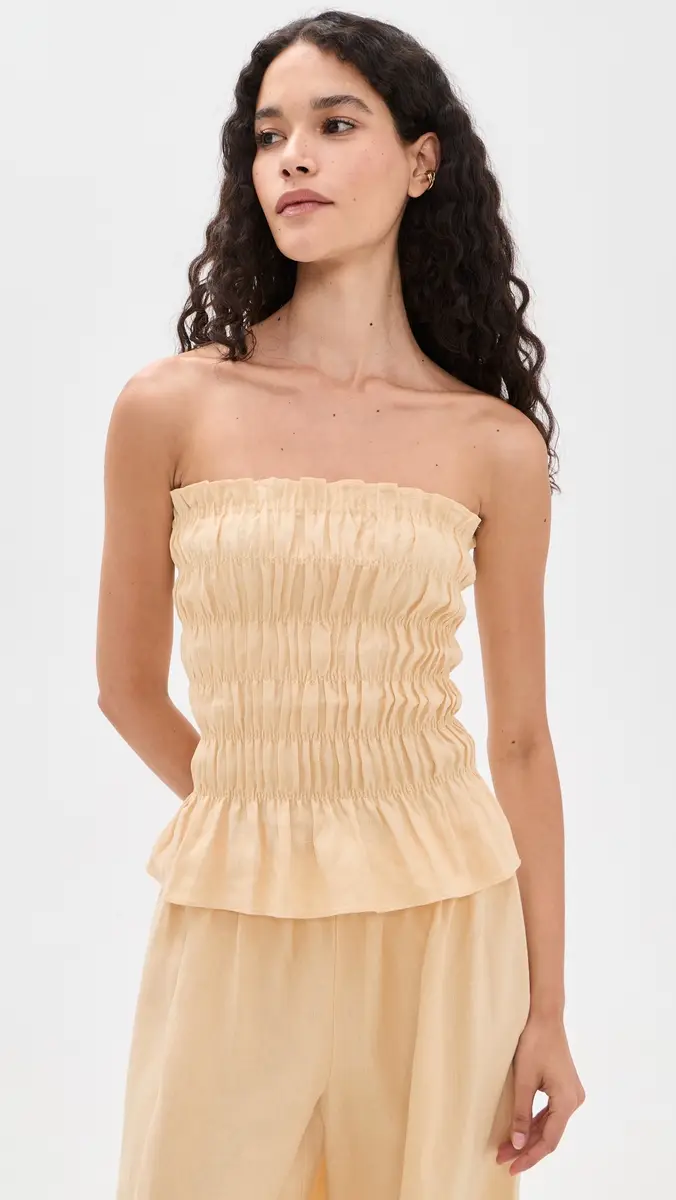 Faithfull Tiera Linen Top | Thumbnail 2 Faithfull Tiera Linen Top | Thumbnail 2