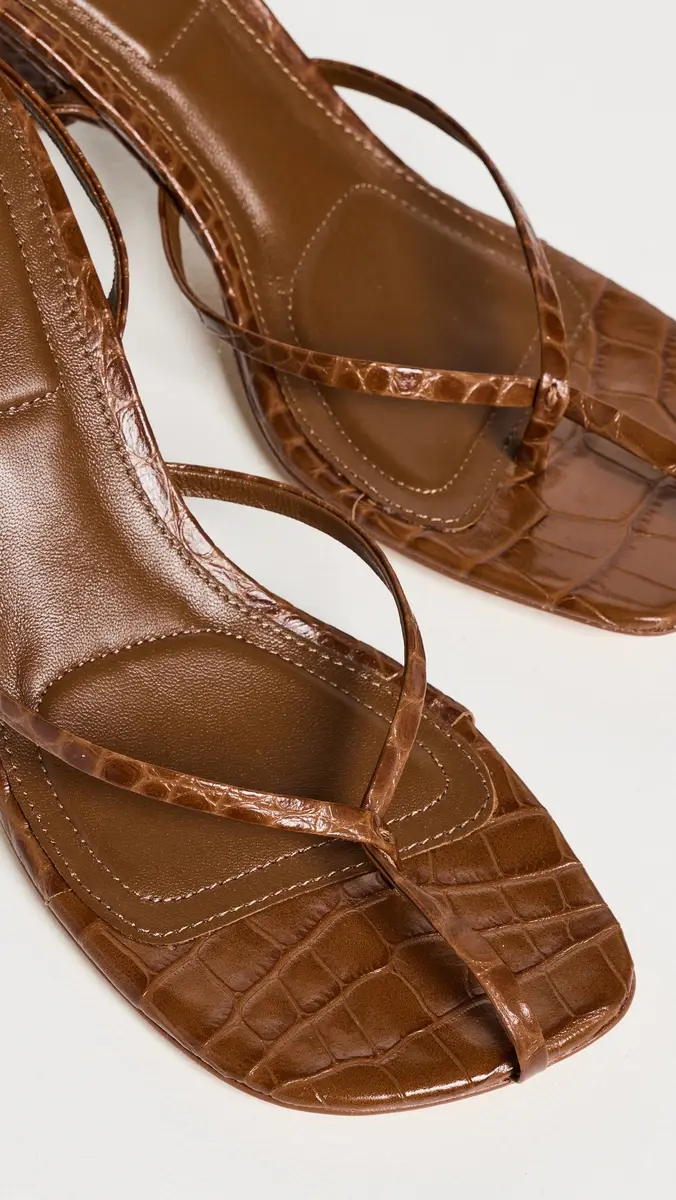 Simkhai Kelsey Embossed Leather Strappy Wedge Sandals | Thumbnail 6 Simkhai Kelsey Embossed Leather Strappy Wedge Sandals | Thumbnail 6