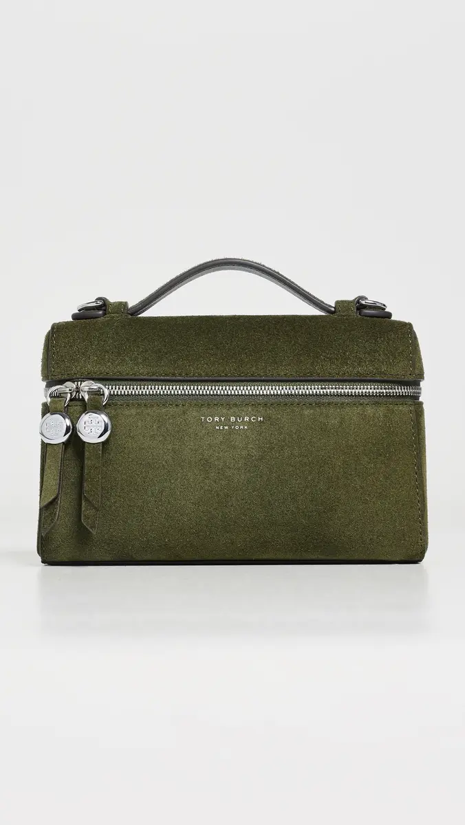 Tory Burch Suede Slim Top Handle Bag | Thumbnail 2 Tory Burch Suede Slim Top Handle Bag | Thumbnail 2