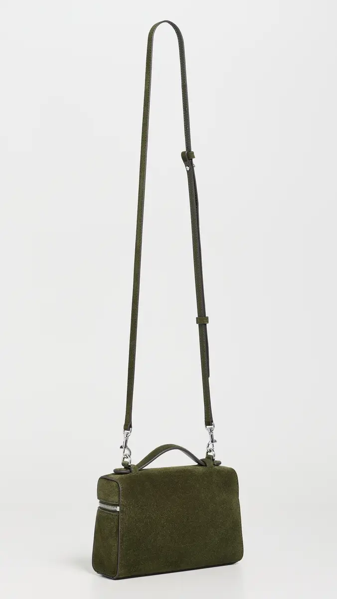 Tory Burch Suede Slim Top Handle Bag | Thumbnail 4 Tory Burch Suede Slim Top Handle Bag | Thumbnail 4