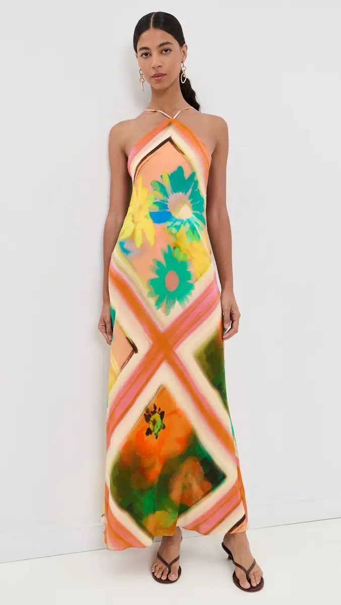 Staud Cubism Maxi Dress | Thumbnail 2 Staud Cubism Maxi Dress | Thumbnail 2