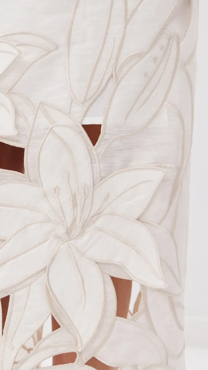 LEO LIN Rayna Applique Bustier Maxi Dress | Thumbnail 6 LEO LIN Rayna Applique Bustier Maxi Dress | Thumbnail 6