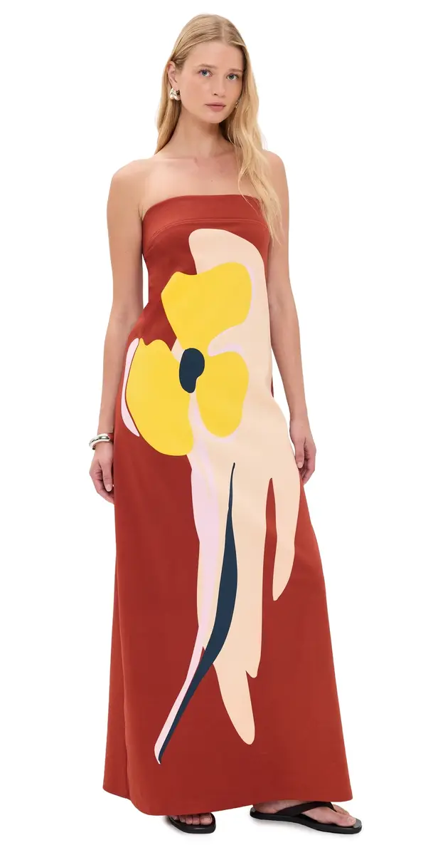 ESSENTIEL ANTWERP Jannick Printed Jersey Dress Combo Faded Plum | Image 1 ESSENTIEL ANTWERP Jannick Printed Jersey Dress Combo Faded Plum | Image 1