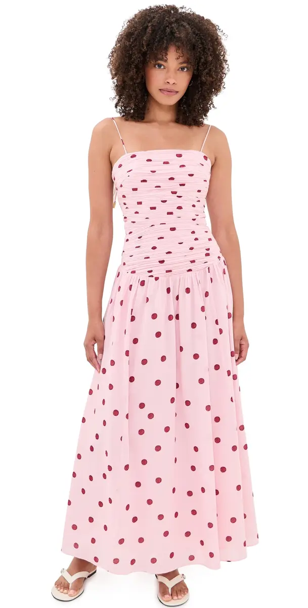 Kivari Sia Maxi Dress Pink | Image 1 Kivari Sia Maxi Dress Pink | Image 1