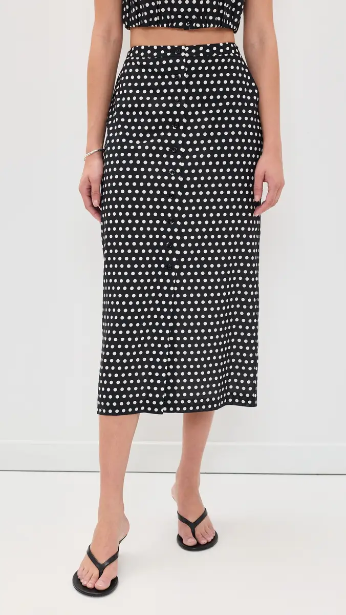 Frame The Polka Dot Skirt | Thumbnail 2 Frame The Polka Dot Skirt | Thumbnail 2