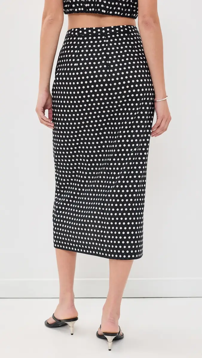 Frame The Polka Dot Skirt | Thumbnail 3 Frame The Polka Dot Skirt | Thumbnail 3