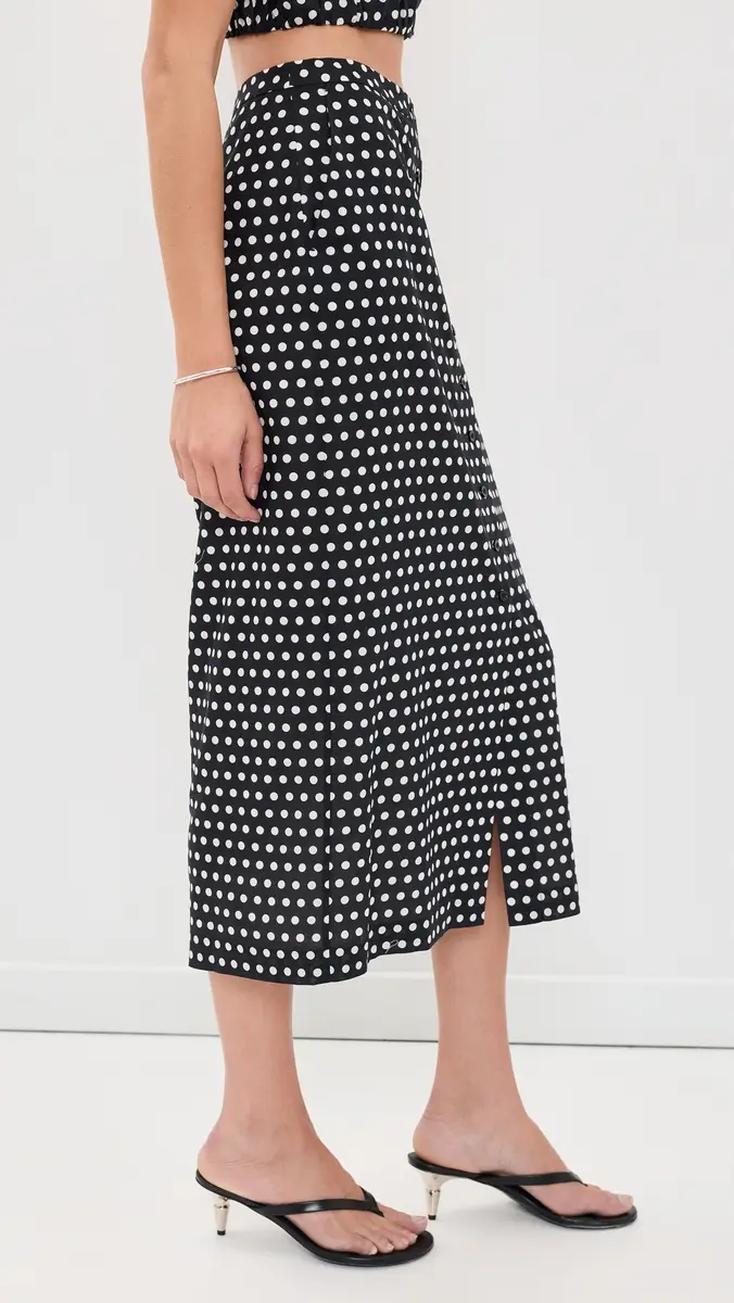 Frame The Polka Dot Skirt | Thumbnail 4 Frame The Polka Dot Skirt | Thumbnail 4