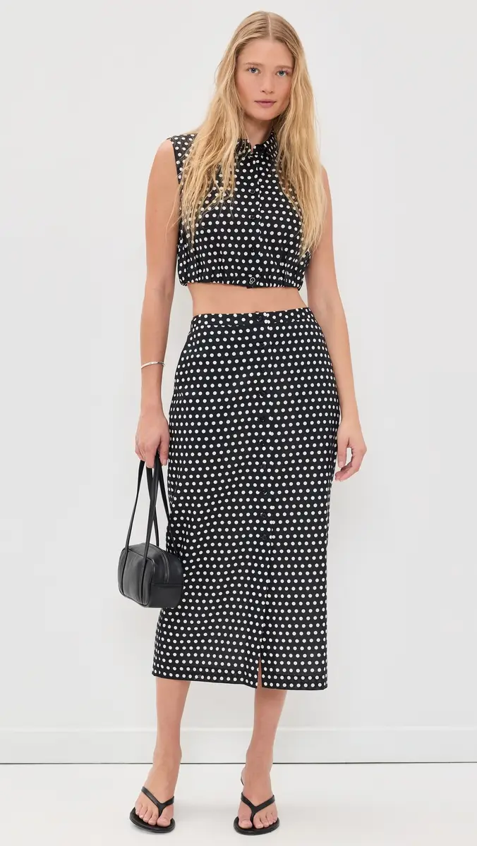 Frame The Polka Dot Skirt | Thumbnail 5 Frame The Polka Dot Skirt | Thumbnail 5