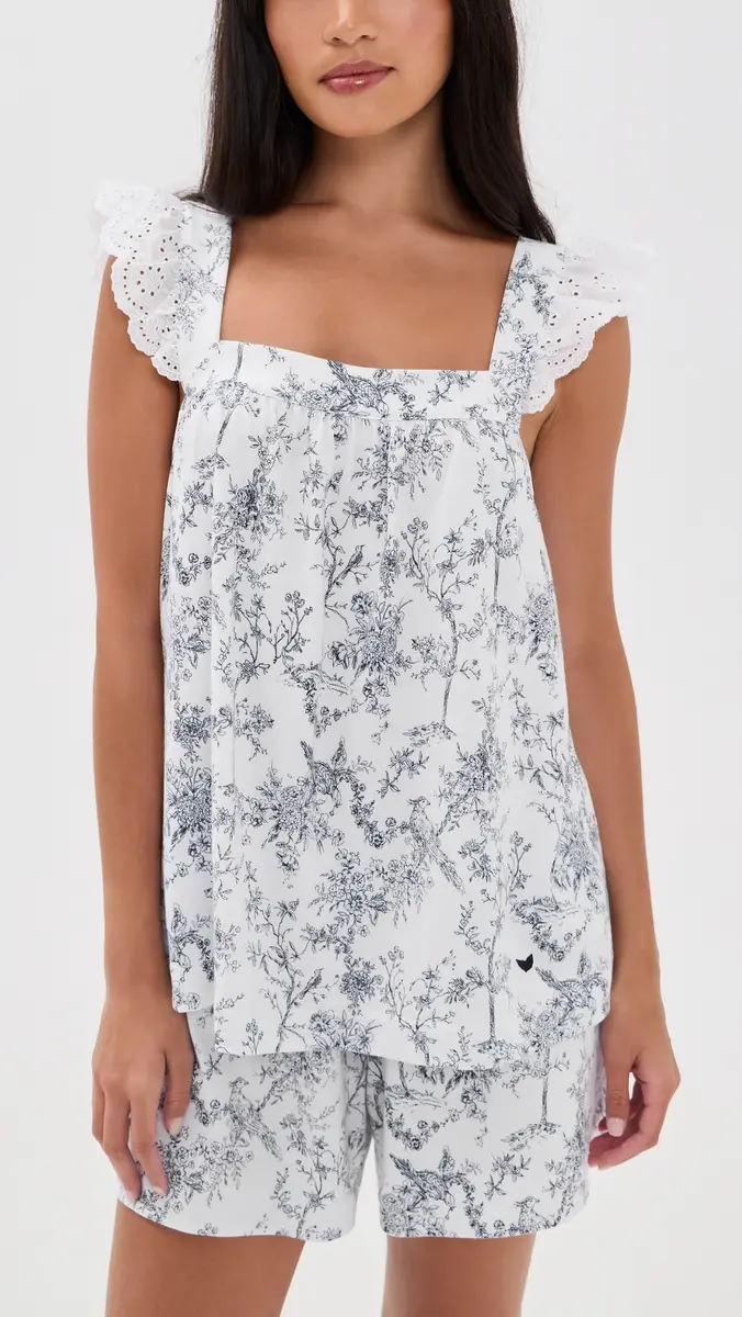 Petite Plume Timeless Pima Clara Short Set | Thumbnail 2 Petite Plume Timeless Pima Clara Short Set | Thumbnail 2