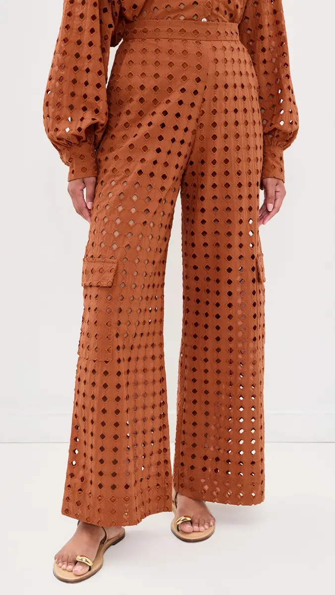 Dress To Brown Castanha Eyelet Cargo Pants | Thumbnail 2 Dress To Brown Castanha Eyelet Cargo Pants | Thumbnail 2