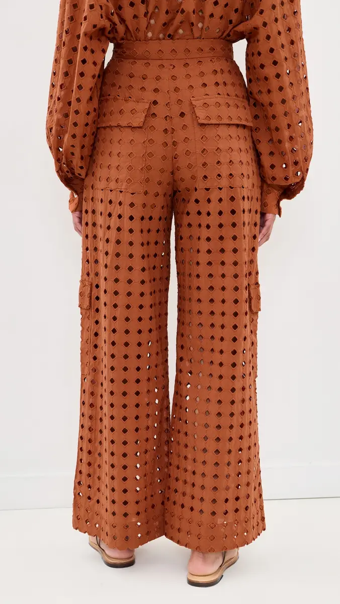 Dress To Brown Castanha Eyelet Cargo Pants | Thumbnail 3 Dress To Brown Castanha Eyelet Cargo Pants | Thumbnail 3
