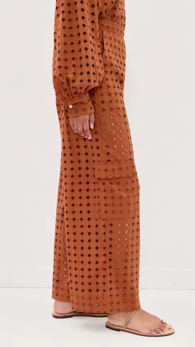 Dress To Brown Castanha Eyelet Cargo Pants | Thumbnail 4 Dress To Brown Castanha Eyelet Cargo Pants | Thumbnail 4