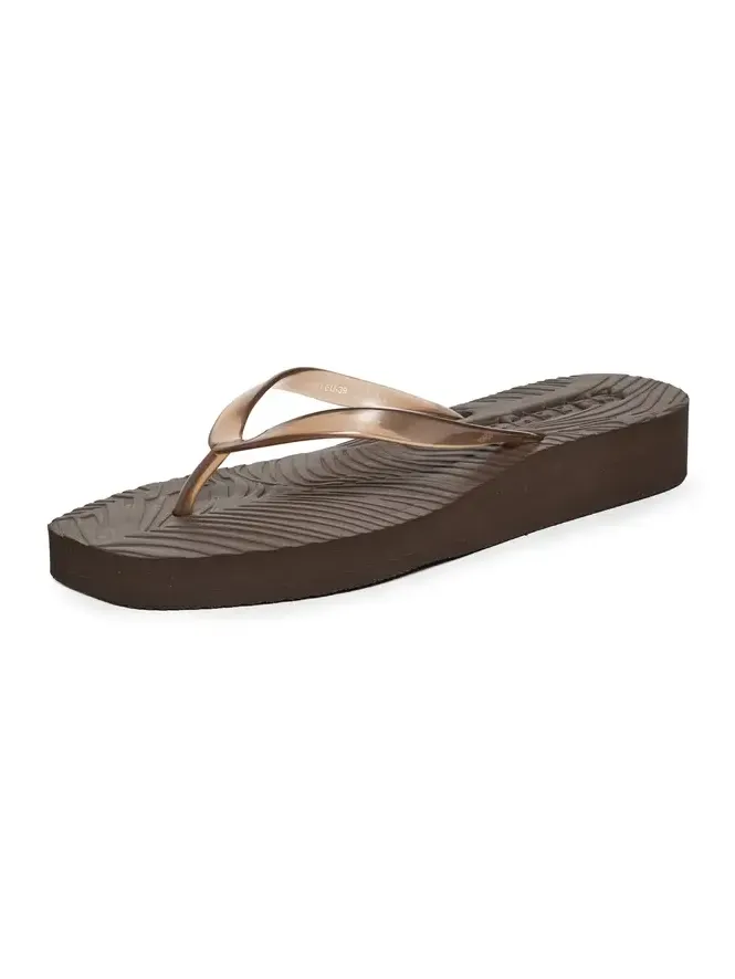 SLEEPERS Platform Jelly Flip Flops