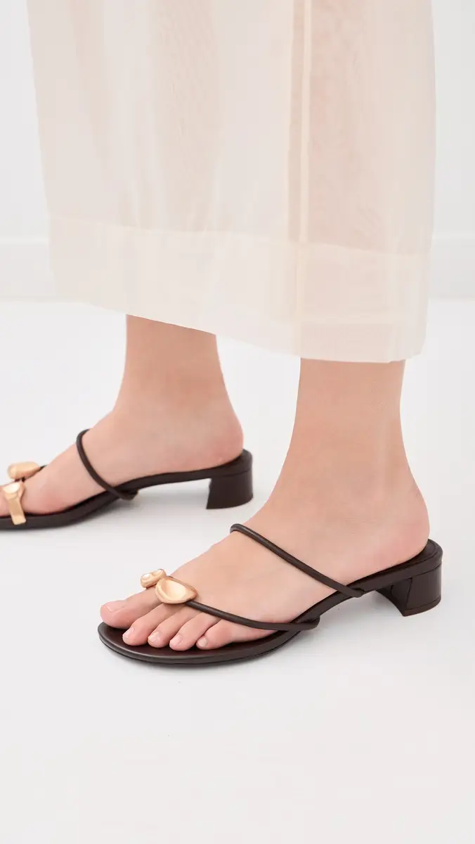 Cult Gaia Luca Flat Sandals | Thumbnail 3 Cult Gaia Luca Flat Sandals | Thumbnail 3