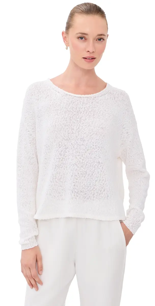 SPRWMN Off houlder Sweater White | Image 1 SPRWMN Off houlder Sweater White | Image 1