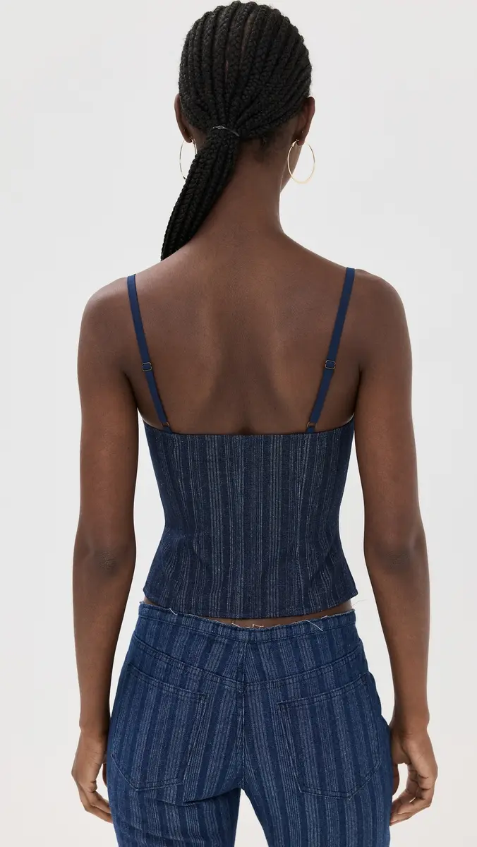 LIONESS Charismatic Denim Corset | Thumbnail 3 LIONESS Charismatic Denim Corset | Thumbnail 3