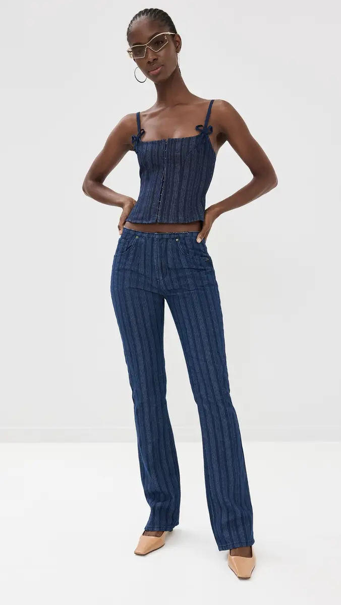 LIONESS Charismatic Denim Corset | Thumbnail 5 LIONESS Charismatic Denim Corset | Thumbnail 5